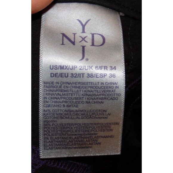 NYDJ Jeans Womens Size 2 Black Karen Capri‎ Mid Rise Cotton Blend Lift and Tuck - Picture 10 of 14